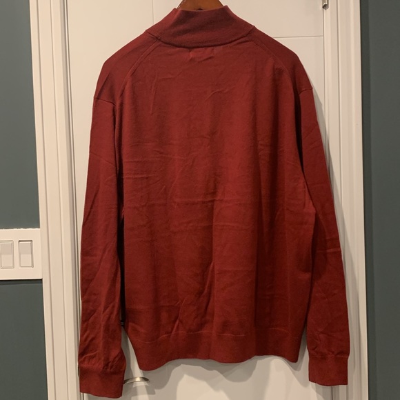 Nautica Half Zip Sweater Red XXL - Picture 5 of 5